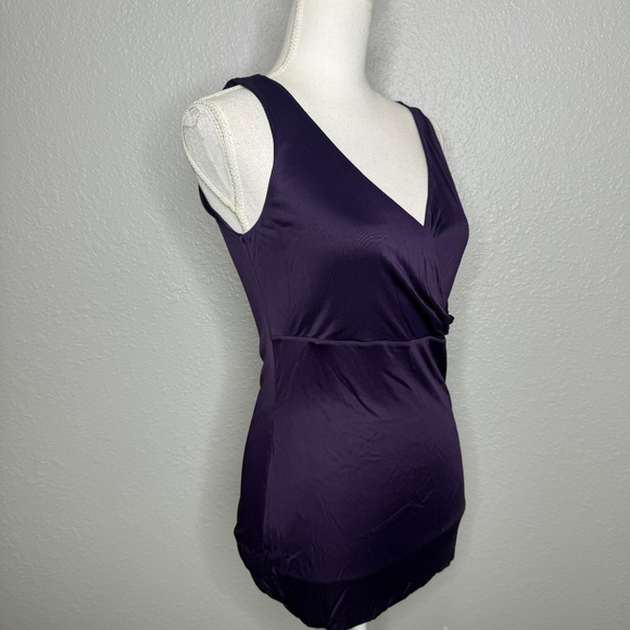 Gucci Plum Purple Tank top with Gucci Gold hardware -cp - Picture 5 of 10